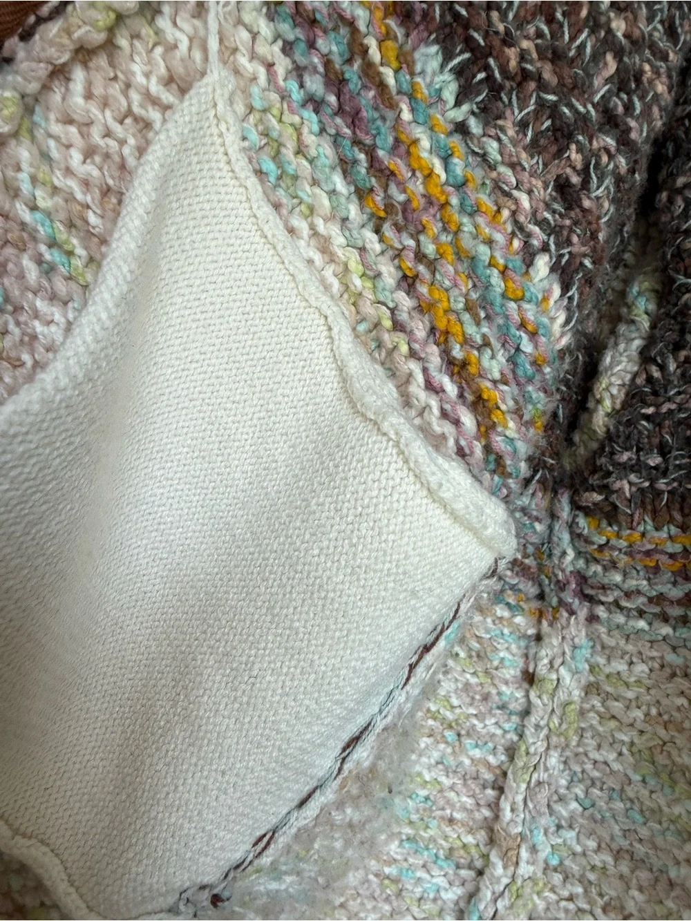 Free People Gorgeous Cozy Isabella MoonBeam Chunky Cardigan